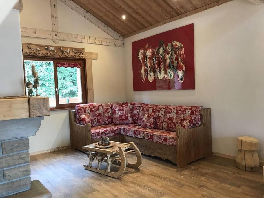 Chalet Spa Le Diamant Nathalie Mn La Rouge La Bresse Kültér fotó