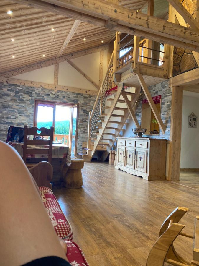 Chalet Spa Le Diamant Nathalie Mn La Rouge La Bresse Kültér fotó