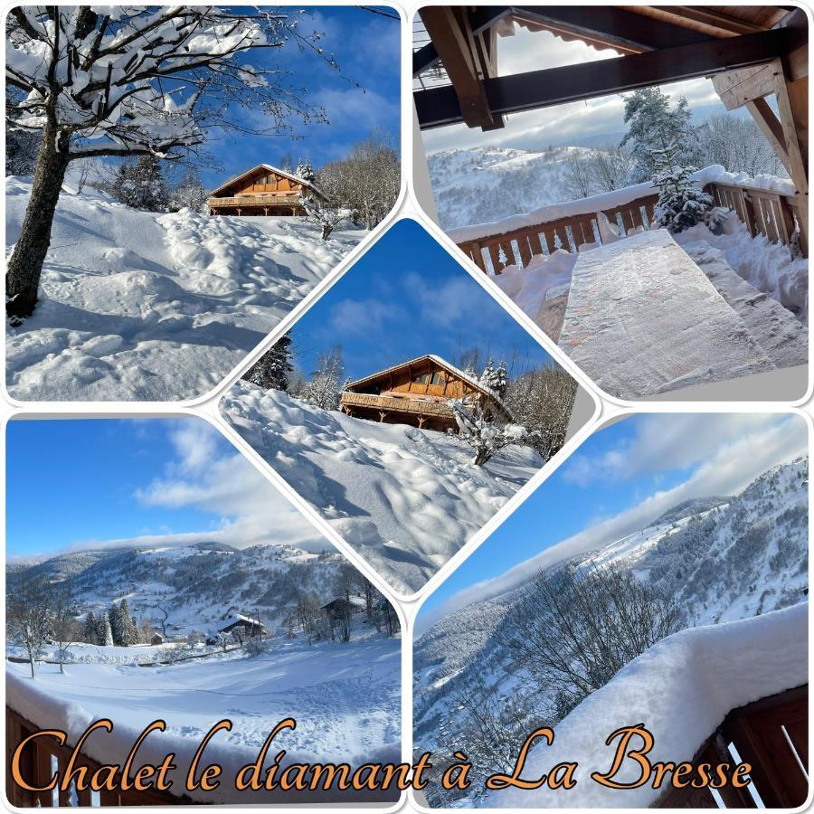 Chalet Spa Le Diamant Nathalie Mn La Rouge La Bresse Kültér fotó
